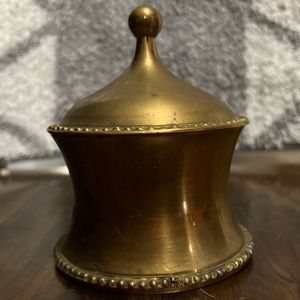 Vintage solid brass jewelry/trinket dish